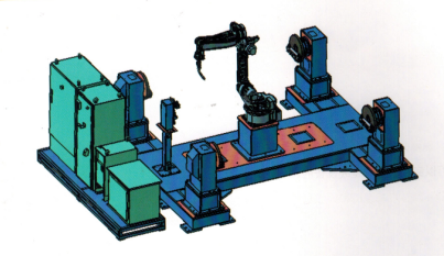 海南H型變位機可擴展型機器人工作站